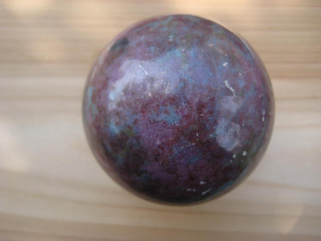 Ruby Kyanite Sphere connecting with nature, telepathy and empathy 3634